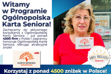 KARTA SENIORA - INFORMACJA DLA SENIORÓW GMINY ISTEBNA!